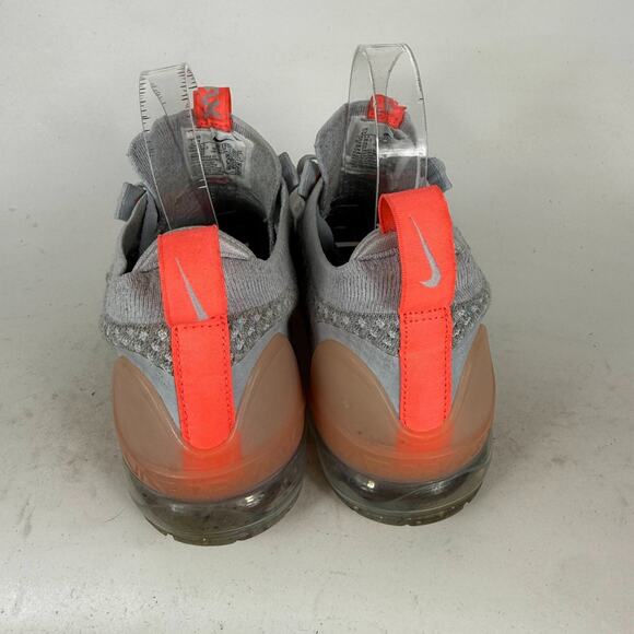 Nike Air Vapormax Grade School Athletic Sneakers Kids 6 Gray Flyknit Breathable - Picture 7 of 10